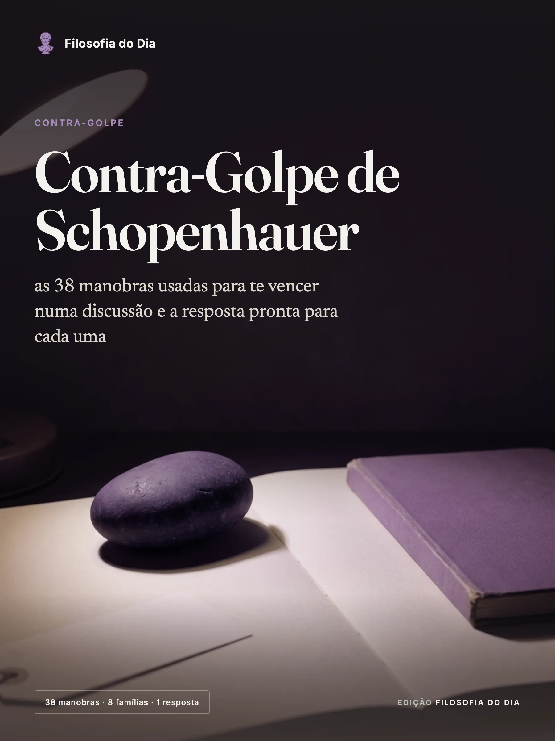Capa do guia Contra-Golpe de Schopenhauer