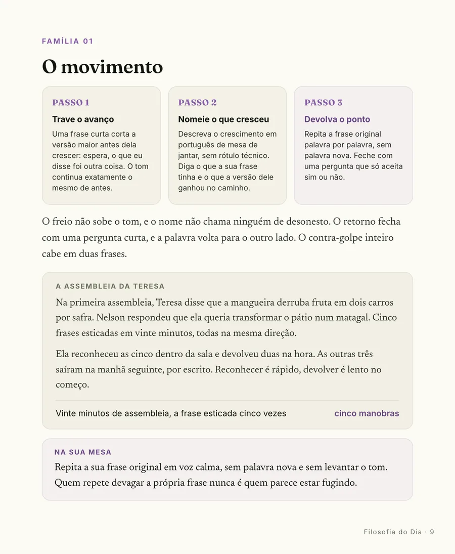 Página real do guia: Passo a passo